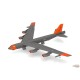 USAF Boeing B-52H 49th Test Orange Livery / Herpa Wings / 1:200 HE573726