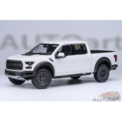 (Free shipping) Ford F-150 Raptor Supercrew 2019 (Oxford White) - Autoart 1/18 - 72946