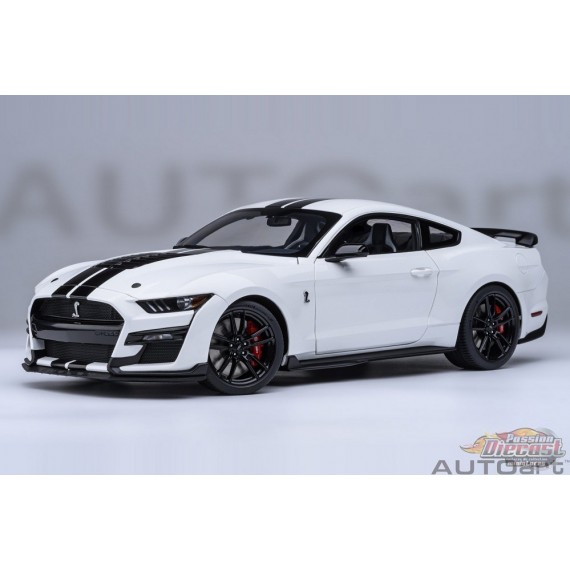 Ford Mustang Shelby GT500 (Oxford Blanc) - Autoart 1/18 - 73095 - Passion Diecast 