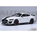 (Free shipping) Ford Mustang Shelby GT500 (Oxford White) - Autoart 1/18 - 73095