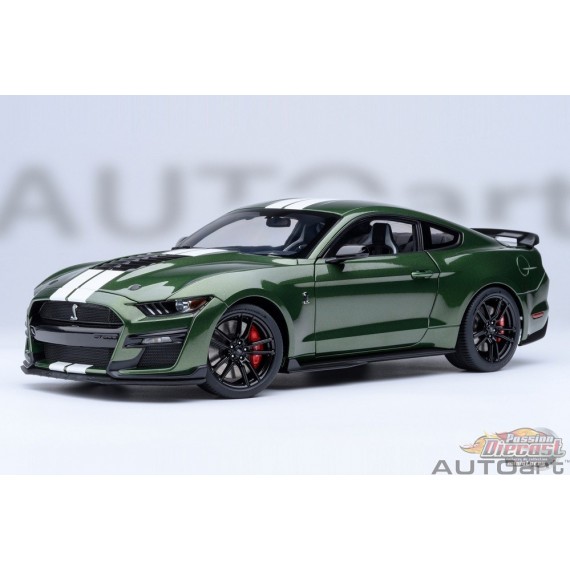 Ford Mustang Shelby GT500 (Vert Éruption) - Autoart 1/18 - 73097 - Passion Diecast 