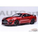 (Free shipping) Ford Mustang Shelby GT500 (Rouge rapide) - Autoart 1/18 - 73098