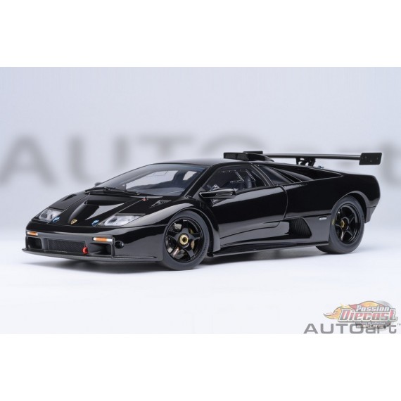 Lamborghini Diablo GTR (Deep Black) - Autoart 1/18 - 79137 - Passion Diecast 