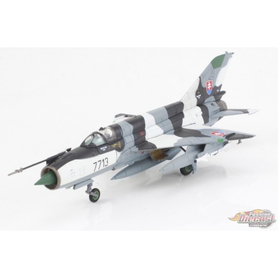 Mikoyan-Gurevich MiG-21MF Fishbed-J / Slovak Air Force, Black 7713, Sliac AB, Slovaquie, 1999 / HM 1:72  HA0153