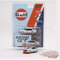 Mini GT - 1:64 - BMW M3 E30 Gulf Livery Limited Edition - Mijo Exclusives USA - MGT00314 Passion Diecast