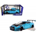 LBWK Liberty Walk 2023 Nissan Skyline GT-R R35 Baby Blue -  Solido  1/18 - S1805817