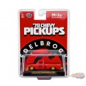 CHASE CAR 1978 Chevrolet Cheyenne Super 30 Custom EDELBROCK - Red - MiJo Exclusives - M2 Machine - 1:64 - 31500-MJS94GR