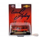 CHASE CAR 1973 Chevrolet Cheyenne Super 10 Custom Re Styling - Maron  - Hobby Exclusive - M2 Machine - 1:64 - 31500-HS70GR