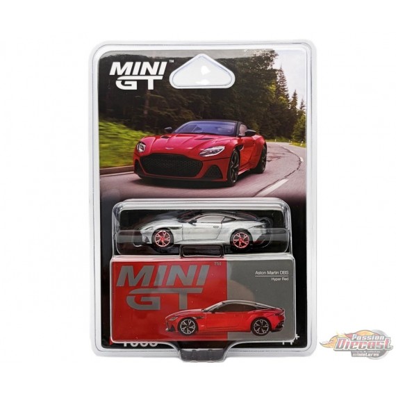 CHASE CAR Aston Martin DBS Hyper Red - Mini GT - 1:64 - MGT01065GR