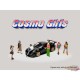 Cosmo Girls - Ensemble de 6 pièces métal - American Diorama 1/64 - AD-2437 Passion Diecast
