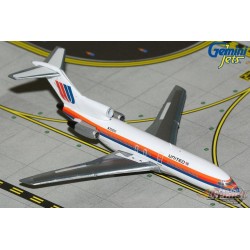 United  Boeing  727-100 Saul Bass livery  polished belly / N7001U - Gemini Jets  1/400 - GJUAL2349