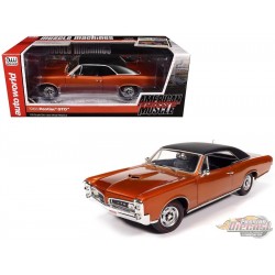 (Preorder) Pontiac GTO Hardtop 1966 couleur Copper Blaze - Hemmings Muscle Machines - Auto World - 1/18 - AMM1346