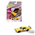 Dodge Super Bee 1970 jaune banane graphismes Optima Street Car Race - Johnny Lightning 1/64 - JLSP389 B
