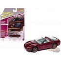 Chevrolet Corvette Édition 50e anniversaire 2003, couleur rouge anniversaire - Johnny Lightning 1/64 - JLSP387 B