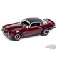 1975 Chevrolet Camaro in Dark Red Poly with Flat Black Roof - Johnny Lightning 1/64 - JLCG033 A C Passion Diecast