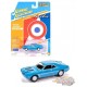 AMC Javelin 1969 bleu marine avec bande blanche en forme de C - Johnny Lightning 1/64 - JLCG037 E Passion Diecast
