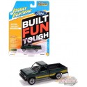 Ford Ranger STX 1987, couleur vert alpin avec bandes STX dorées - Johnny Lightning 1/64 - JLCG037 A
