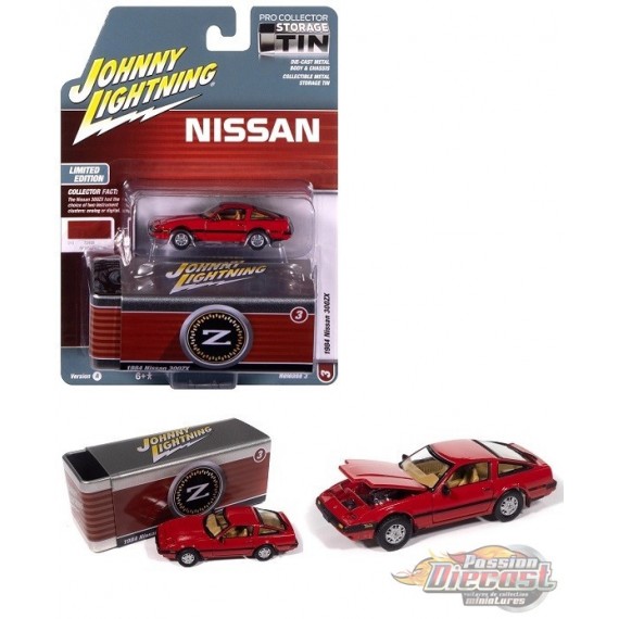 1984 Nissan 300zx in Regatta Red - Johnny Lightning 1/64 - JLCT018 E Passion Diecast