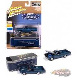 Ford Ranchero 500 de 1970, couleur bleu Acapulco - Johnny Lightning 1/64 - JLCT018 D Passion Diecast