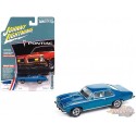 Pontiac GTO 1974, couleur bleu régate poly - Johnny Lightning 1/64 - JLSP386 B