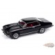 1974 Pontiac GTO in Gloss Black - Johnny Lightning 1/64 - JLMC034 A F Passion Diecast