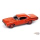 1970 Dodge Coronet Super Bee Hemi Orange with Black Stripes - Johnny Lightning 1/64 - JLMC034 A E