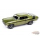 1970 Yenko Deuce Chevrolet Nova in Citrus Green Poly - Johnny Lightning 1/64 - JLMC034 B C