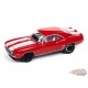 Chevrolet Camaro Z28 de 1969, rouge avec bandes blanches - Johnny Lightning 1/64 - JLMC034 B A