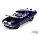 Chevrolet Camaro Z28 de 1969, en bleu métallique à rayures blanches - Johnny Lightning 1/64 - JLMC034 A A