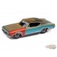 Chevelle Chevrolet 1968 couleur turquoise Tripoli - Projet en cours - Johnny Lightning 1/64 - JLSP404 B Passion Diecast