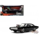 1970 Dodge Charger R/T Black "Furious 7" (2015) Movie "Fast & Furious" Series - Jada - 1/24 - 35423