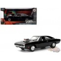 Dom's 1970 Dodge Charger R/T Black "F9" (2021) Movie "Fast & Furious" Series - Jada - 1/24 - 35424