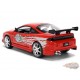 Mitsubishi Eclipse Red Graphics Remix The Fast and The Furious (2001) Fast Furious Series - Jada - 1/24 - 36815