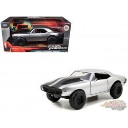 (Preorder) Roman's Chevrolet Camaro Z/28 Silver "Fast & Furious 7" Movie Fast Furious Series - Jada - 1/24 - 97166