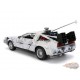 DMC DeLorean (Version givrée) avec lumières Retour vers le futur (1985) série Hollywood Rides - Jada - 1/24 - 36145