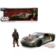 Ford GT verte (effet vieilli) de 2005 avec graphiques Boba Fett Star Wars - Hollywood Rides - Jada - 1/24 - 36909