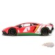 Lamborghini Aventador SV figurine de Knuckles - Sonic le Hérisson classique - Hollywood Rides - Jada - 1/24 - 36264