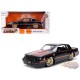 Buick Grand National 1987 - Noir avec capot et bandes rouges - Bigtime Muscle - Jada - 1/24 - 36586