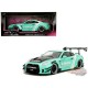 Nissan GT-R (R35) Liberty Walk Body Kit 2.0 bleu pâle - Pink Slips - Jada 1/18 - 36382 Passion Diecast 