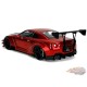 Nissan GT-R (R35) Liberty Walk Body Kit 2.0 Rouge métallique - Pink Slips - Jada 1/18 - 36465 Passion Diecast 