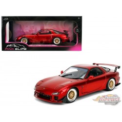 Mazda RX7 Type RS (FD3S) Rouge métallique - Pink Slips - Jada 1/18 - 36471 Passion Diecast 