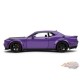 Dodge Challenger SRT Violet Démon Métallisé avec capot noir mat - Pink Slips - Jada 1/18 - 36473 Passion Diecast 