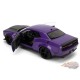 Dodge Challenger SRT Violet Démon Métallisé avec capot noir mat - Pink Slips - Jada 1/18 - 36473 Passion Diecast 