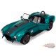 Shelby Cobra 427 MKII Teal Metallic with Gray Stripes - Pink Slips - Jada 1/18 - 36467 Passion Diecast 