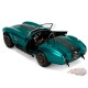 Shelby Cobra 427 MKII Teal Metallic with Gray Stripes - Pink Slips - Jada 1/18 - 36467 Passion Diecast 