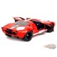 Ford GT40 MK1 Red with White Stripes and Graphics - Pink Slips - Jada 1/18 - 36381 Passion Diecast 