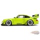 RWB Body Kit "Genki" Lime Green - Pink Slips - Jada 1/18 - 36472 Passion Diecast 