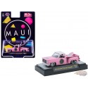 1979 Chevy Silverado Stepside with Surfboard Maui & Son - Pink - MiJo Exclusives - M2 Machine - 1:64 - 31500-MJS95