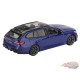 BMW M5 Touring (G99) - Bleu Marina Bay métallisé - Mini GT - 1:64 - MGT01080 Passion Diecast