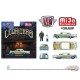 1956 Chevrolet Bel Air Lowriders avec 2 figurines Père et Fils - Beige Or - M2 Machine - 1:64 - 67500-MJS03